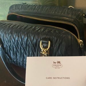 Black coach purse